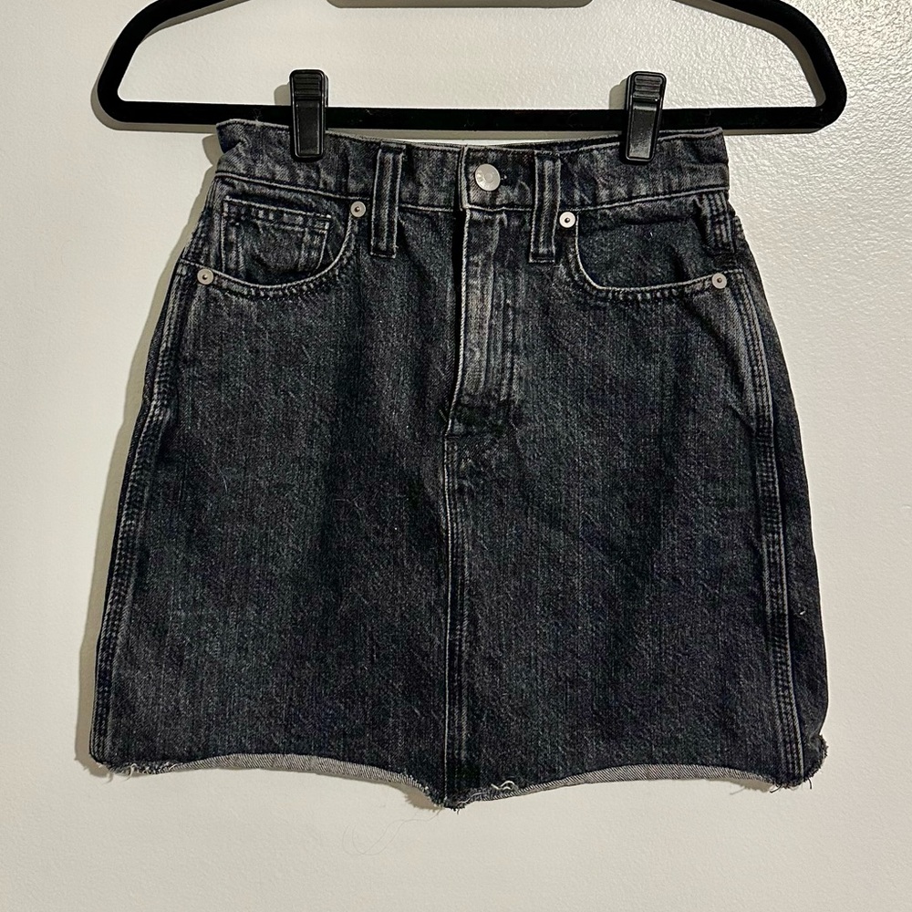 Madewell Denim Mini Skirt